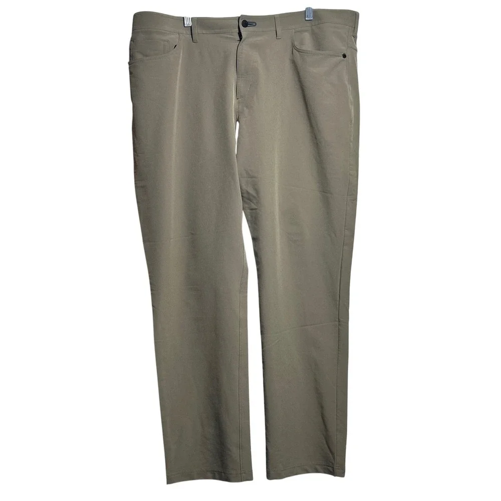 Public Rec Workday Pants Khaki Tan Straight Leg Mens 40x32 Stretch Performance